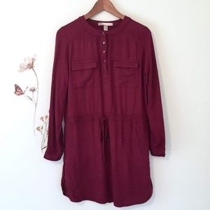 5/$25 Tunic Dress Casual Drawstring Sz S